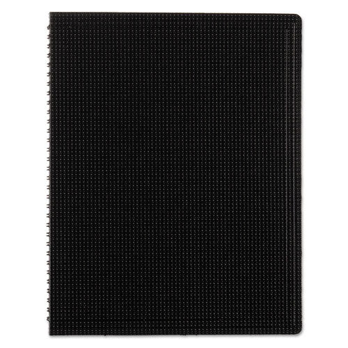 Duraflex Poly Notebook, 1-Subject, Medium/College Rule, Black Cover, (80) 11 x 8.5 Sheets-(REDB4181)