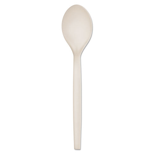 Plant Starch Spoon - 7", 50/Pack, 20 Pack/Carton-(WNAEPS003)