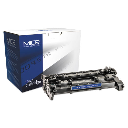 Compatible CF226A(M) (26AM) MICR Toner, 3,100 Page-Yield, Black-(MCR26AM)