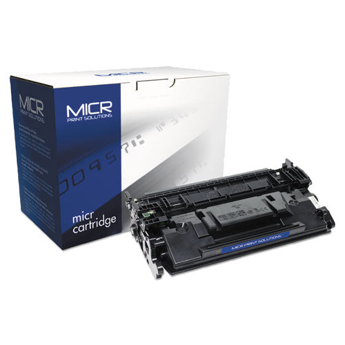 Compatible CF226X(M) (26XM) High-Yield MICR Toner, 9,000 Page-Yield, Black-(MCR26XM)