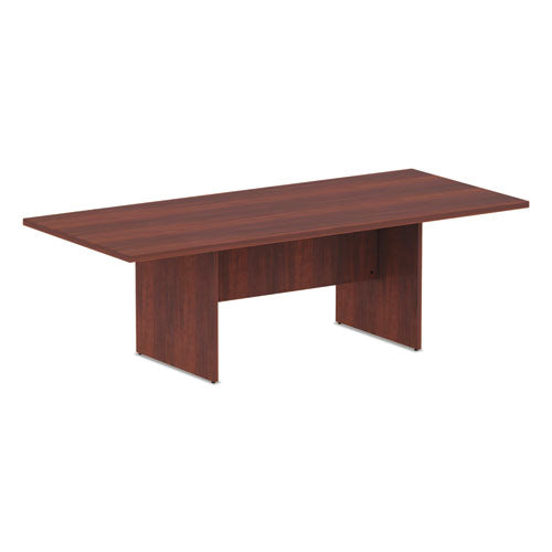 Alera Valencia Series Conference Table, Rectangular, 94.5w x 41.38d x 29.5h, Medium Cherry-(ALEVA719642MC)