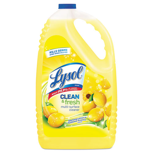 Clean and Fresh Multi-Surface Cleaner, Sparkling Lemon and Sunflower Essence, 144 oz Bottle-(RAC77617EA)