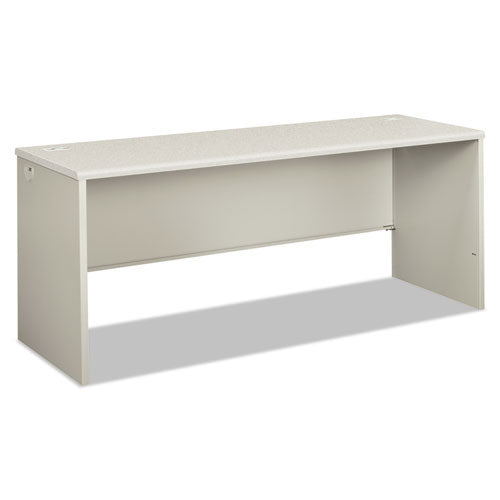 38000 Series Desk Shell, 72" x 24" x 30", Light Gray/Silver-(HON38925B9Q)