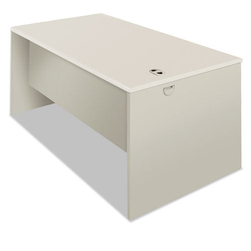 38000 Series Desk Shell, 60" x 30" x 30", Light Gray/Silver-(HON38932B9Q)