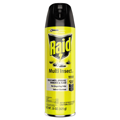 Multi Insect Killer, 15 oz Aerosol Spray, 12/Carton-(SJN300819)