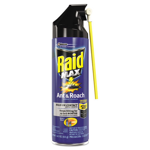Ant/Roach Killer, 14.5 oz Aerosol Spray, Unscented, 6/Carton-(SJN655571)