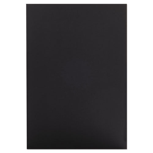 Foam Board, CFC-Free Polystyrene, 20 x 30, Black Surface and Core, 10/Carton-(ACJ07020109)