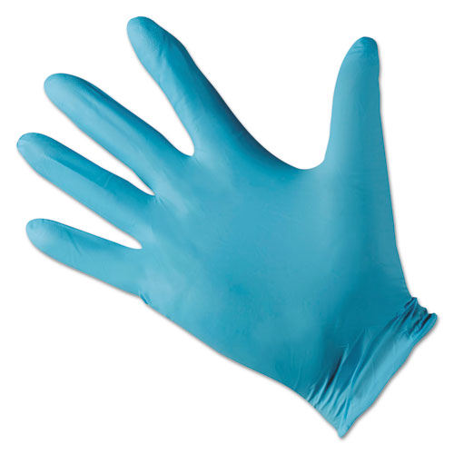 G10 Blue Nitrile Gloves, Blue, 242 mm Length, Small/Size 7, 10/Carton-(KCC57371CT)