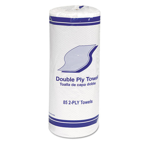 Kitchen Roll Towels, 2-Ply, 11 x 7.8, White, 85/Roll, 30 Rolls/Carton-(GEN1797)