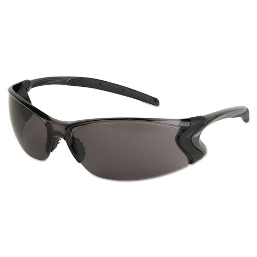 Backdraft Glasses, Clear Frame, Anti-Fog Gray Lens-(CRWBD112PF)