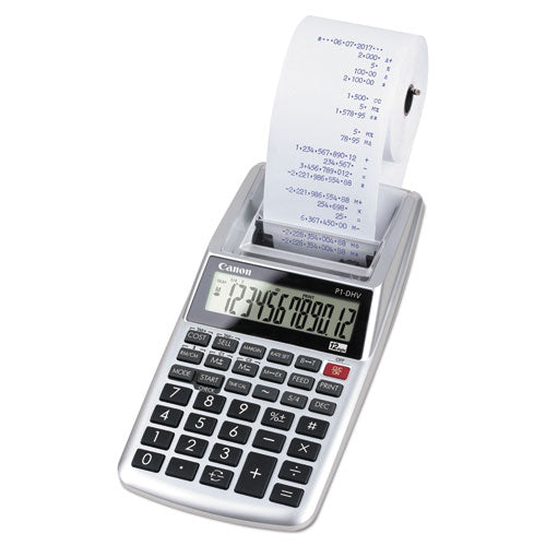 P1-DHV 12-Digit Palm Printing Calculator, Purple Print, 2 Lines/Sec-(CNM2203C001)