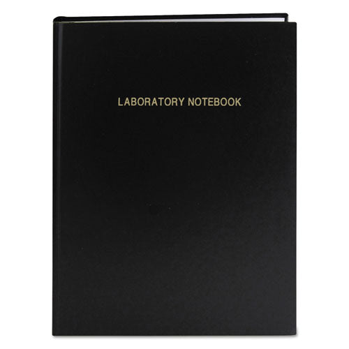 Lab Research Notebook, Quadrille Rule (5 sq/in), Black Cover, (72) 11.25 x 8.75 Sheets-(ROA77160)
