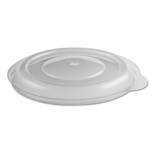 MicroRaves Incredi-Bowl Lid, For 10 oz Bowl, 4.5" Diameter x 0.39"h, Clear, Plastic, 500/Carton-(ANZ4334810)