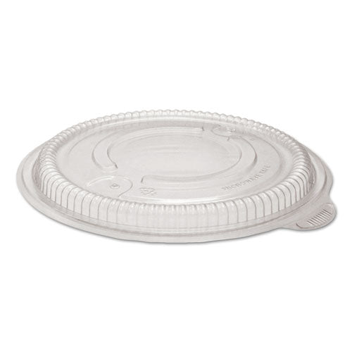 MicroRaves Incredi-Bowl Lid, For 18, 24, 32, 48 oz Incredi-Bowls, 8.5" Diameter x 0.63"h, Clear, Plastic, 150/Carton-(ANZ4338505)