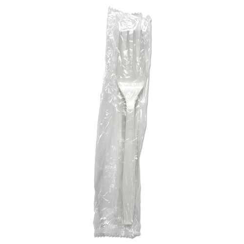 Heavyweight Wrapped Polypropylene Cutlery, Fork, White, 1,000/Carton-(BWKFORKHWPPWIW)