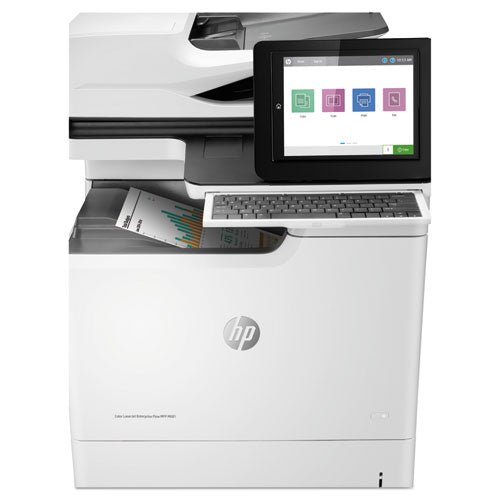 Color LaserJet Enterprise Flow MFP M681f, Copy/Fax/Print/Scan-(HEWJ8A12A)