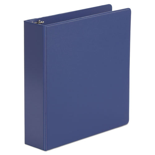 Economy Non-View Round Ring Binder, 3 Rings, 2" Capacity, 11 x 8.5, Royal Blue-(UNV34402)