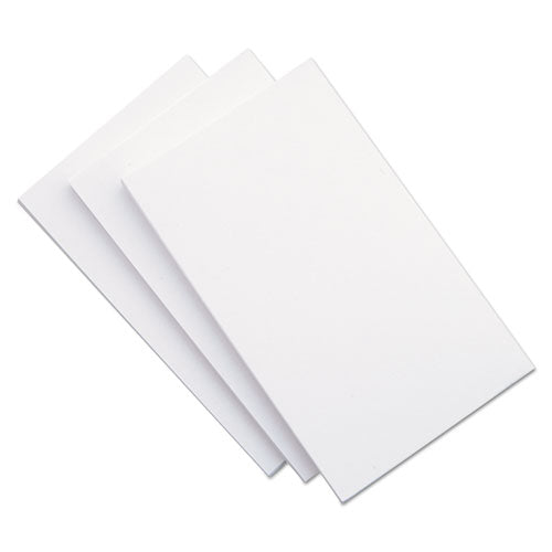 Unruled Index Cards, 5 x 8, White, 100/Pack-(UNV47240)