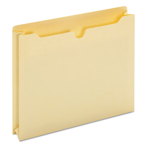 Economical Manila File Jackets, Straight Tab, Letter Size, Manila, 50/Box-(UNV76300)