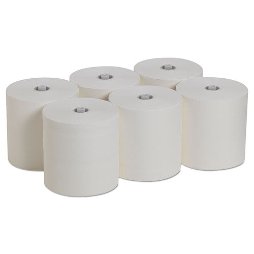 Pacific Blue Ultra Paper Towels, 1-Ply, 7.87" x 1,150 ft, White, 6 Rolls/Carton-(GPC26490)