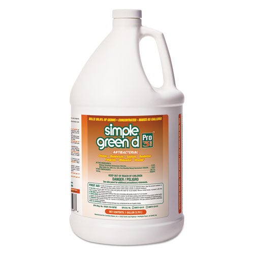 d Pro 3 Plus Antibacterial Concentrate, Herbal, 1 gal Bottle, 6/Carton-(SMP01001)