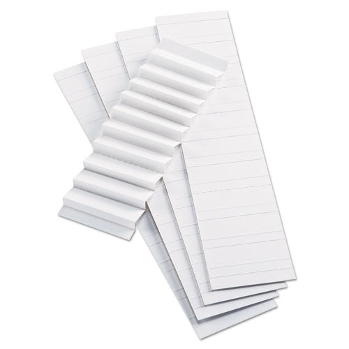 Blank Inserts For Hanging File Folders, Compatible with 42 Series Tabs, 1/5-Cut, White, 2" Wide, 100/Pack-(PFX242)
