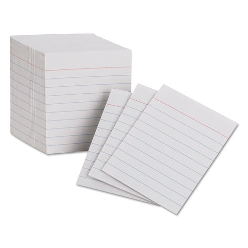 Ruled Mini Index Cards, 3 x 2.5, White, 200/Pack-(PFX10009)