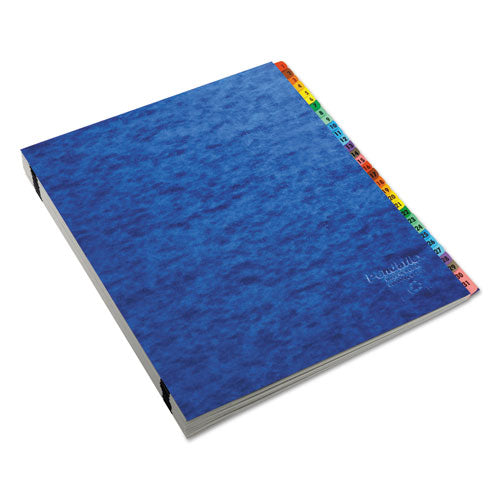 Expanding Desk File, 23 Dividers, Alpha Index, Letter Size, Blue Cover-(PFX11015)