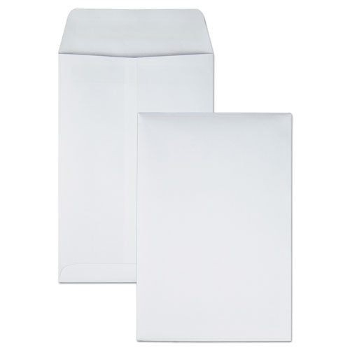 Redi-Seal Catalog Envelope, #1 3/4, Cheese Blade Flap, Redi-Seal Adhesive Closure, 6.5 x 9.5, White, 100/Box-(QUA43317)