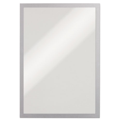 DURAFRAME Sign Holder, 11 x 17, Silver, 2/Pack-(DBL476923)