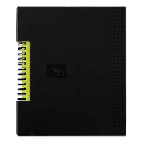 Idea Collective Professional Wirebound Hardcover Notebook, 1-Subject, Medium/College Rule, Black Cover, (80) 8 x 5.5 Sheets-(TOP56897)