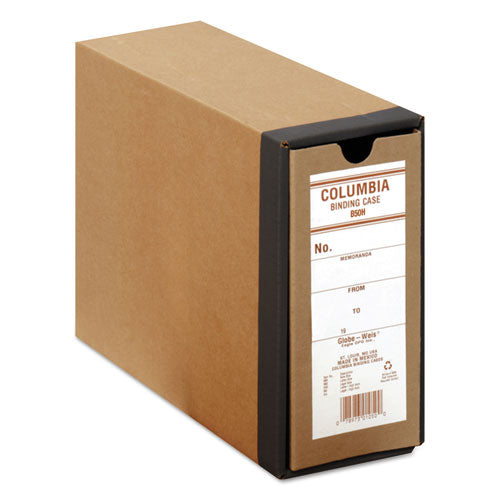 COLUMBIA Recycled Binding Cases, 2 Rings, 3.13" Capacity, 11 x 8.5, Kraft-(GLWB50H)