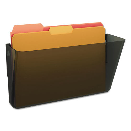 DocuPocket Stackable Wall Pocket, Letter Size, 13" x 4", Smoke-(DEF73202)