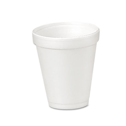 Foam Drink Cups, 4 oz, 50/Bag, 20 Bags/Carton-(DCC4J4)
