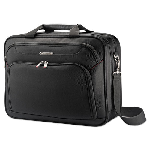 Xenon 3 Toploader Briefcase, Fits Devices Up to 15.6", Polyester, 16.5 x 4.75 x 12.75, Black-(SML894331041)