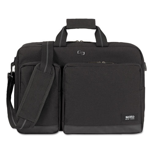 Urban Hybrid Briefcase, Fits Devices Up to 15.6", Polyester, 5 x 17.25 x 17.24, Black-(USLUBN3104)