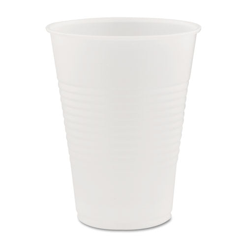 High-Impact Polystyrene Cold Cups, 9 oz, Translucent, 100 Cups/Sleeve, 25 Sleeves/Carton-(DCCY9CT)