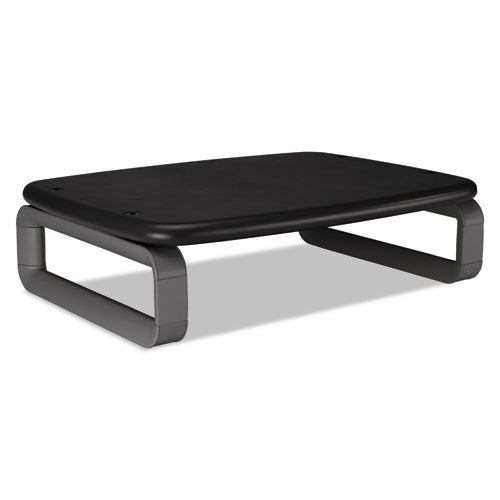 Monitor Stand with SmartFit, For 24" Monitors, 15.5" x 12" x 3" to 6", Black/Gray, Supports 80 lbs-(KMW60089)