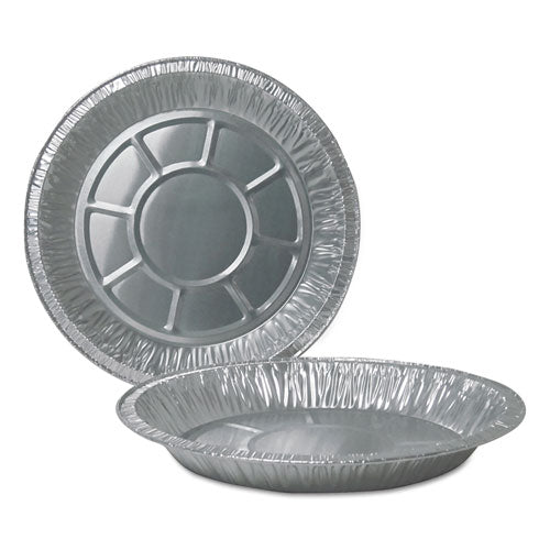 Aluminum Pie Pans, Deep, 32 oz, 10" Diameter x 1.38"h, 500/Carton-(DPK260040)