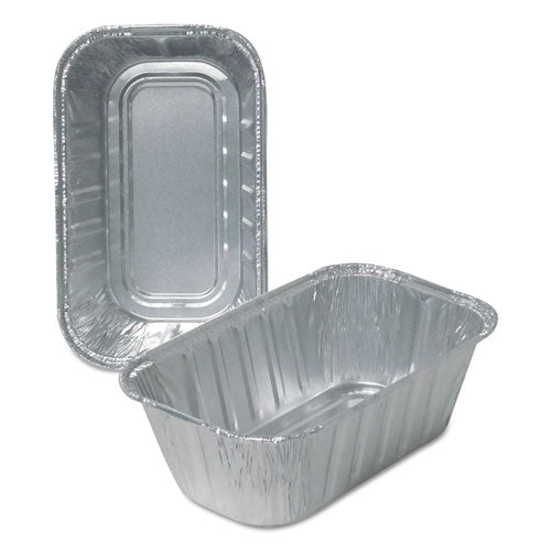 Aluminum Loaf Pans, 1 lb, 6.13 x 3.75 x 2, 500/Carton-(DPK500030)