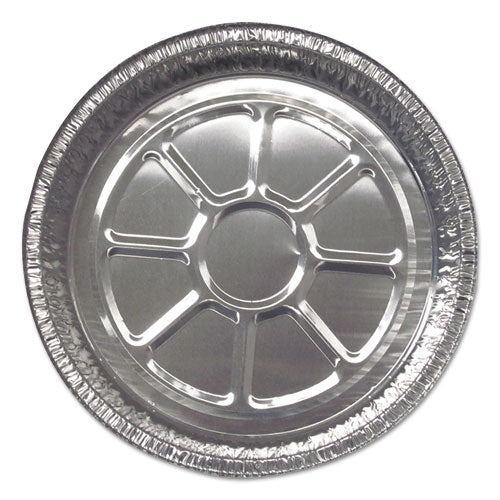 Aluminum Round Containers, 25 Gauge, 44 oz, 9" Diameter x 21.94"h, Silver, 500/Carton-(DPK509500)