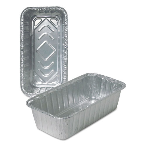 Aluminum Loaf Pans, 2 lb, 8.69 x 4.56 x 2.38, 500/Carton-(DPK510035)