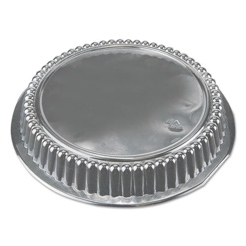 Dome Lids for 7" Round Containers, 7" Diameter, Clear, Plastic, 500/Carton-(DPKP270500)