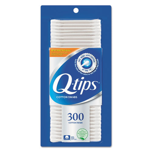 Cotton Swabs, Antibacterial, 300/Pack-(UNI17900PK)