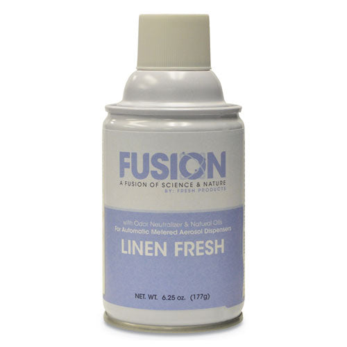 Fusion Metered Aerosols, Linen Fresh, 6.25 oz, 12/Carton-(FRSMA12LF)