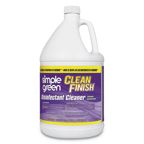 Clean Finish Disinfectant Cleaner, 1 gal Bottle, Herbal-(SMP01128EA)