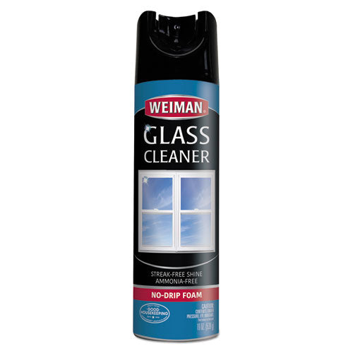 Foaming Glass Cleaner, 19 oz Aerosol Spray Can-(WMN10)