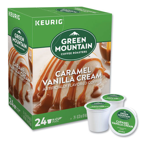 Caramel Vanilla Cream Coffee K-Cups, 24/Box-(GMT6700)