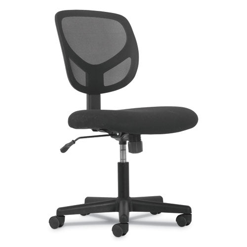 1-Oh-One Mid-Back Task Chairs, Supports Up to 250 lb, 17" to 22" Seat Height, Black-(BSXVST101)