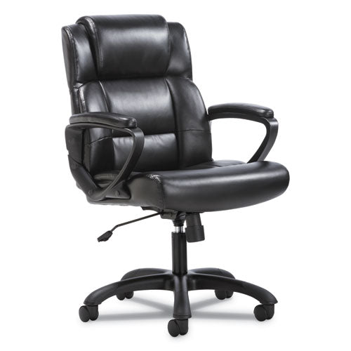 Mid-Back Executive Chair, Supports Up to 225 lb, 19" to 23" Seat Height, Black-(BSXVST305)